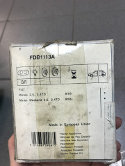 Колодки тормозные Ferodo FDB 1113 ALFA ROMEO 145 задние