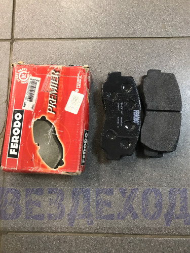 Колодки тормозные Ferodo FDB 1612 SUBARU передние
