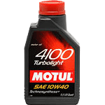 Масло моторное п/синтетика MOTUL 4100 10w40 TURBOLIGHT 1л