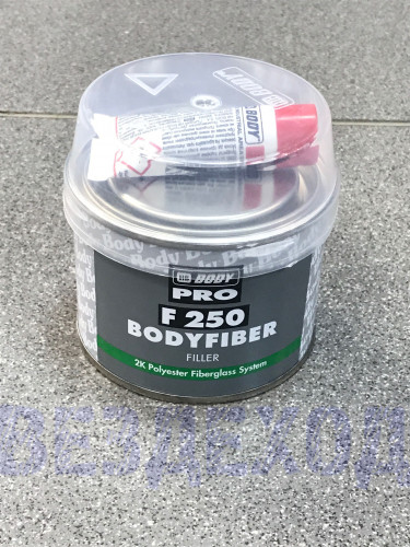 Шпатлевка BODY FIBER со стеклом с отвердителем 250гр