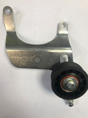 Ролик натяжителя ГАЗ, УАЗ (дв.4091,40904) ЕВРО3 с кронштейном ручейковый
