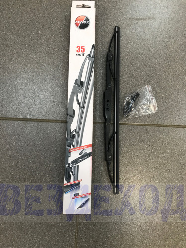 Щетка стеклоочистителя FENOX 350мм каркасная, крепление- крючок, штырь 7,1x2,5мм