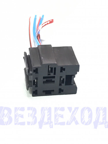 Разъем реле 4-конт с проводами AX340-3