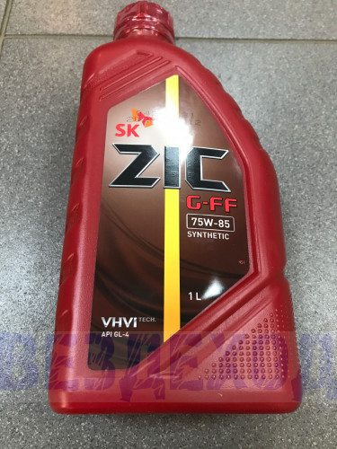 Масло трансмиссионное синтетика ZIC GFF 75W85 GL-4 1л