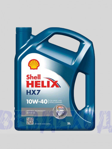 Масло моторное п/синтетика SHELL HELIX HX7 10w40 4л