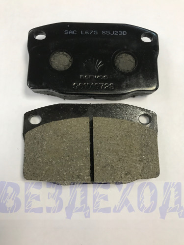 Колодки для иномарок GM/DAEWOO 96101972S NEXIA, ESPERO