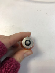 Лампа PY21W 12V OSRAM желтая прямые контакты