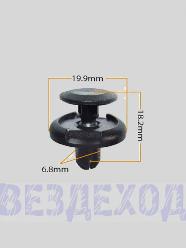 Пистон D=6.8 H=18.2 MASUMA KJ-346