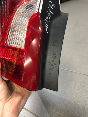 Фонарь VOLVO 30796267 S60 задний левый 2011-2015 Б/У