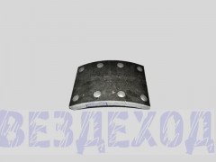 Накладка тормозной колодки КМЗ-5511, 5320, 53212 W=140 L=188 H=14/19
