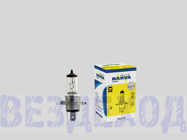 Лампа галогеновая H4 100/90W 24V NARVA