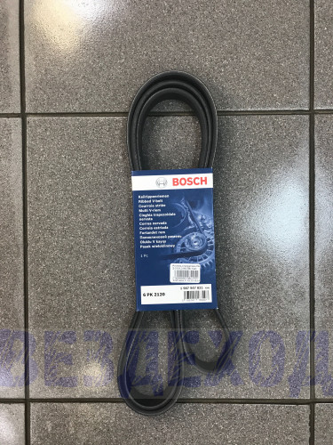 Ремень генератора УАЗ-3151, 3163 ПАТРИОТ (дв.409) 6PK2120 (ГУР, кондиционер)
