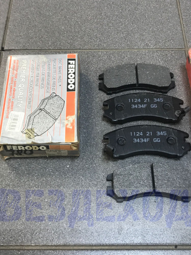 Колодки тормозные Ferodo FDB780 NISSAN SUNNY, SUZUKI SWIFT передние