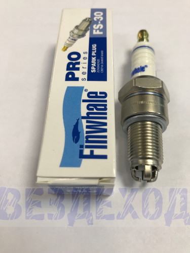 Свечи зажигания FINWHALE FS30 2108-2110, НИВА-21214, 2123 8V, 3-х электродная комплект 4шт